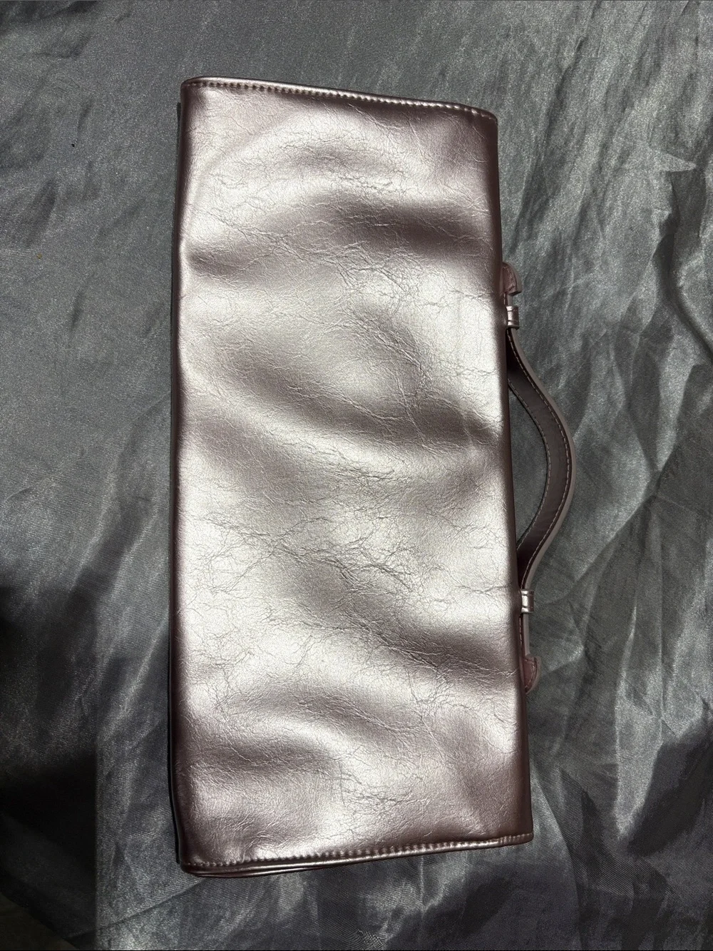Cosmic Kylie Jenner Metallic Cosmetic Clutch - Rose Gold